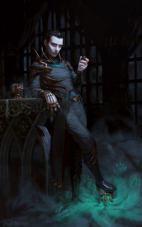 Morrow - steampunk necromancer, Jakub Bazyluk on ArtStation at https://www.artstation.com/artwork/lP34G Steampunk Tendencies, Vampire Art, Arte Fantasy, Fantasy Rpg, Fantasy Inspiration, Dieselpunk, Dnd Characters, Blythe Doll, Fantasy Artwork