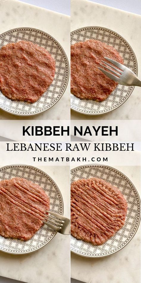 Kibbeh Nayeh Recipe, Kibbeh Nayeh, Kibbeh Recipe Lebanese, Recipe Lebanese, Kibbeh Recipe, Elevated Food, Arabic Dishes, Lebanese Desserts, Mediterranean Recipes Healthy