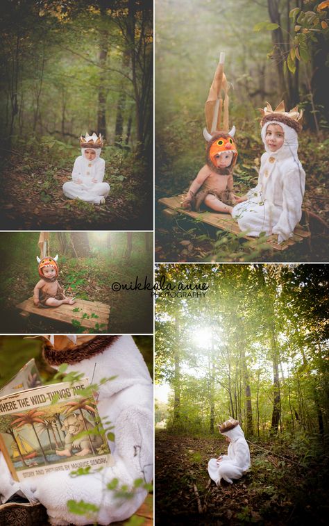 Wild Things | Nikkala Anne Photography brothers boys siblings family photo session photography inspiration idea where the wild things are boat raft sail book costume Where The Wild Things Are Photoshoot, Photography Brothers, Book Costumes, Book Character Costumes, Baby Kostüm, Wild One Birthday Party, Wild One Birthday