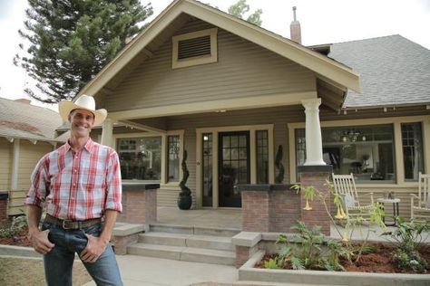 Brett Waterman Restored, Flip Or Flop Hgtv, Craftsman Entryway, Brett Waterman, 1920s Bungalow, Craftsman Homes, Flip Or Flop, Hgtv Dream Home, Urban Oasis