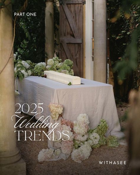 2025 Wedding Trends / Part One From neon signs to champagne towers to retro cakes, wedding trends come and go. Here’s our take on what's hot for 2025 weddings ❤️‍🔥 Table Lamps [1] @theweddingshed @ninaclairephotographer @the.seasalter [2,3] Pinterest Late Night Flat Lays [1,3] @lilycoxphotography_ [2] @danielkimphoto Non-Traditional Dessert Cakes [Cover] @butter.au @sarbostudio @krinklewood @sophiawilde_ [1-3] Pinterest Cowboy Black Tie [1-3] @jessicaturich Patterned Linen [1-3] @... Retro Dessert Table, Wedding Trends For 2025, Retro Desserts, Champagne Tower, Wedding Linens, Cake Cover, Black Tie Wedding, Wedding Trends, Wedding Vendors