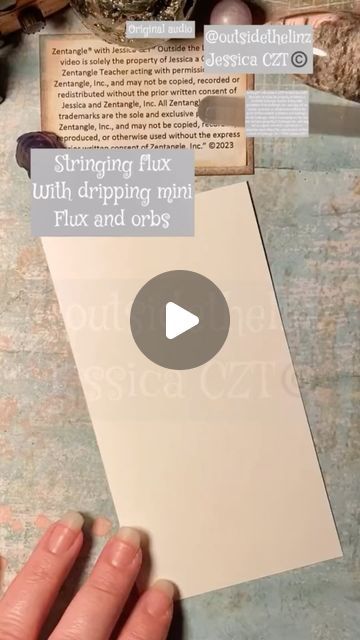 Jessica at Outside the LinZ on Instagram: "Flux on a string
.
.
Find more here👉https://linktr.ee/outsidethelinz
.
.
.
.
.
.
.
#fyp #outsidethelinz #foryou #artistsoninstagram #satisfyingvideos #zentangle #czt #meditativeart #learnoninstagram" Zen Doodle Patterns, April 27, Zen Doodle, Doodle Patterns, Zen, Meditation, Doodles, Pattern, On Instagram