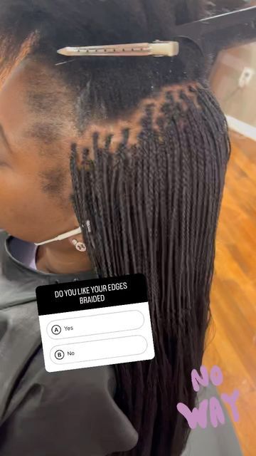 Box Braids No Edges, Braid Edges, Braids No Edges, Thinning Edges, Hair Twists Black, Small Box Braids, Hair Twists, Micro Braids, Twist Hairstyles