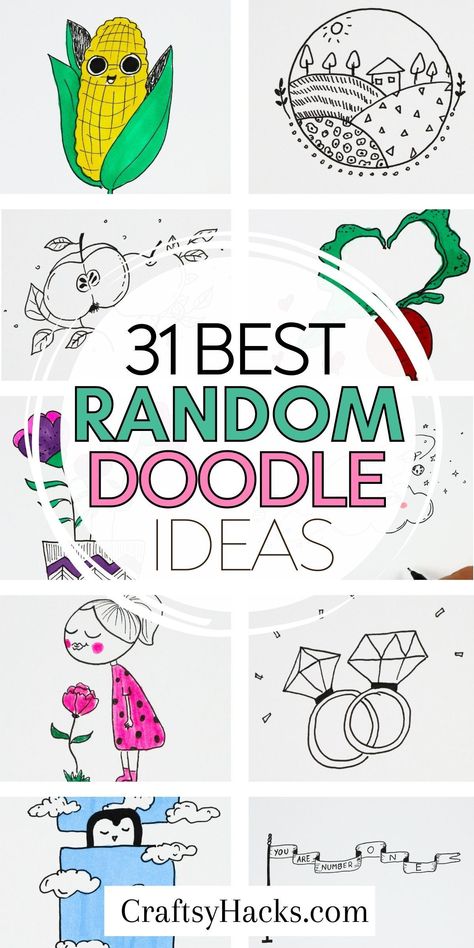 Embark on an exciting journey to discover a world of fun doodles and drawings! Our Pinterest board is filled with unique and easy drawings for kids and adults alike. Dive into a treasure trove of doodles and things to draw and unleash your creativity with ease. Dodlles Art Easy Ideas, Stick Drawings Doodles, Doodle For Best Friend, What To Doodle When Bored, Tiny Doodles Simple Cute, Cute Symbols To Draw, How To Draw Simple, Funny Art Doodles, Small Doodles To Draw