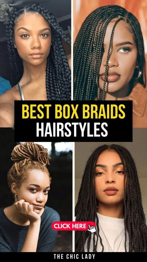 Box Braid Hair Parting, Braids Only On Top, Braids For Black Women Medium Length, Knotless Braids With Charms, Classy Braids For Black Women, Single Braids Hairstyles For Black Women, 2024 Braids Trends For Women, Natural Looking Box Braids, Classy Box Braids Hairstyles