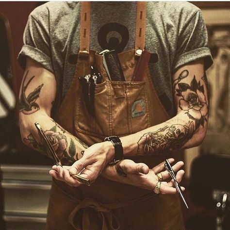 Tattoo Arm, Barber Shop, Apothecary, Old School, A Man, Tattoos