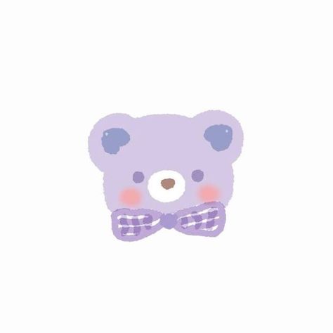 Sanrio Layout, Wallpaper Iphone Kawaii, Word Decoration, Bape Wallpaper Iphone, Iphone Setup, Purple Png, Purple Teddy Bear, Kawaii App, Purple Aesthetic Background