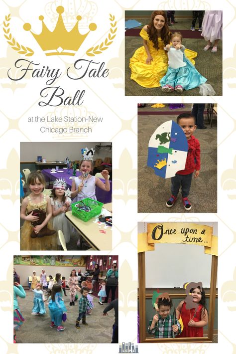 All the princes, princesses, and knights had a great time at the Fairy Tale Ball at our Lake Station-New Chicago branch!   #library #libraryprogram #fairytale #princess #prince #knight Fairy Tale Ball School, Medieval Party Ideas, Summer Reading Program Ideas, Fairy Tale Ideas, Reading Program Ideas, Summer Reading Ideas, Fairytale Ball, Dragon Medieval, Library Storytime