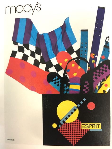 The iconic Design Work for Esprit from the 80s … created by Tamotsu Yagi, Oliviero Toscani & Roberto Carra. This is one of the greatest works of graphic design in my opinion! 1980 Graphic Design, 1990s Graphic Design, 1980s Graphic Design, 80s Logo, 80s Art, Vintage Esprit, Graphic Design Style, 1980s Style, Vintage Logos