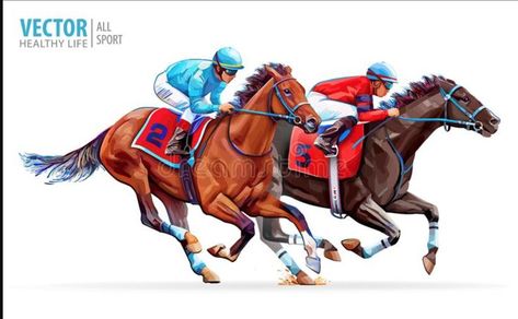 Cocktails Vector, Derby Horse, Bay Horse, Horse Illustration, Running Horses, Art Folder, Race Track, Book Making, Horse Racing