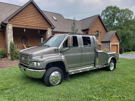 aluminium bed 2008 Chevrolet Kodiak C4500 Pickup crew cab Dually Trucks For Sale, Custom Chevy Kodiak C4500, Kodiak Truck, 2500hd Duramax Diesel, Custom Trucks For Sale, Chevy K30 Crew Cab Dually, Truck Camper Shells, Day Cab Semi Trucks, Single Cab Trucks