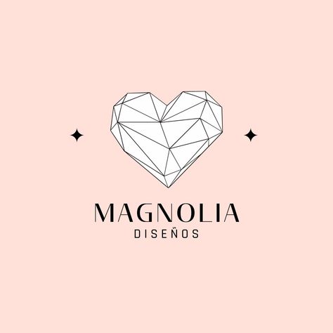 Diseño de logotipo tierno estilo ilustrado corazon aesthetic minimalista moderno rosado blanco negro - Templates by Canva Great Logos, Fashion Logo, Logo Templates, Brand Identity, Design Details, Color Palette, Typography, Logo Design, Graphic Design