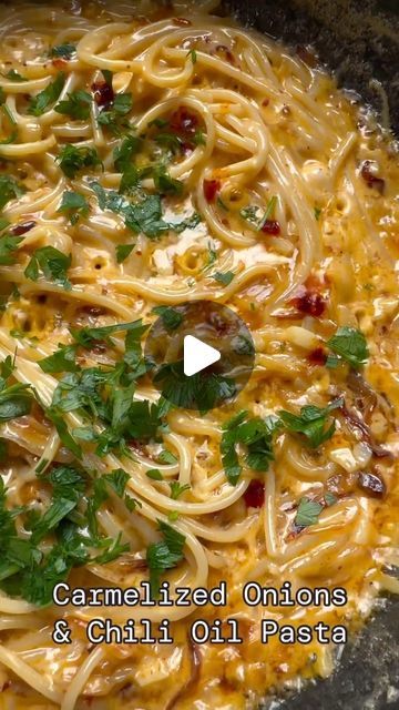 Tasty Tales Haven | Food Page on Instagram: "Caramelized Onion & Chili Oil Pasta: Sweet, savory caramelized onions meet the spicy kick of chili oil, creating a flavor explosion in every bite. Perfect for a quick dinner that’s anything but ordinary! 🍝🧅✨

Eat or Pass?
.
.
.

📹 & Recipe by: @cookwithchay

👉 Follow @tastytaleshaven for daily recipes!

I’ve always been an unapologetic foodie, which led me to start Tasty Tales Haven for fellow food lovers! In my search for a healthy balance, I discovered Intermittent Fasting (IF)—a game changer! Eat what you want, when you want, no fuss. 🎉

Curious about IF? I created a guidebook just for you. Click the link in bio to get your map to a healthier you! 🚀

#tastytaleshaven #pasta #chili #onion #dinner #caramelizedonion #chilioil #foodie #easy Chili Oil Pasta, Caramelized Onion Pasta, Pasta With Onions, Pasta Chili, American Meals, Recipes Using Pasta, Couscous Dishes, Oil Pasta, Scallop Pasta