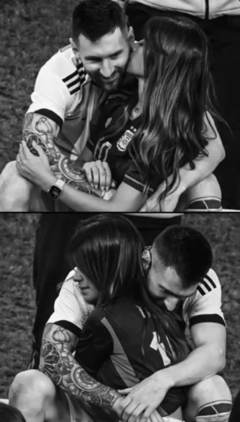 Messi And Antonella Matching Pfp, Couple Football Pictures, Messi Antonella, Wags Soccer, Messi And Antonella, Lionel Messi Wife, Messi And Wife, Players Wives, Psalm 45