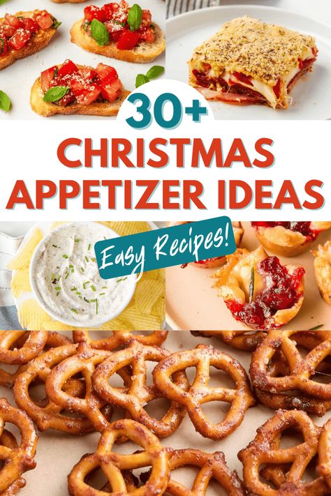 30 Ideas For Christmas Day Appetizers Christmas Day Appetizers, Pecan Baked Brie, Easy Biscuits, Crowd Recipes, Fried Mac And Cheese, Cream Cheese Crescent Rolls, Toasted Ravioli, Butter Cream Frosting, Cake Mix Cookie