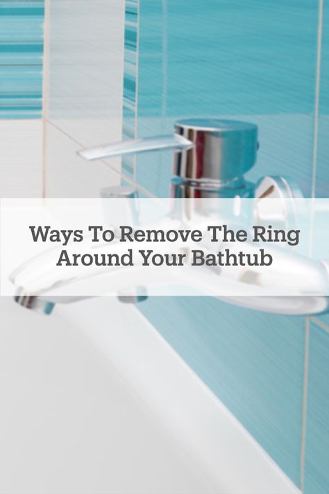 Ways to finally remove that difficult ring around your #bathtub! 🛁 Bathtub Ring Removal, Remove Bathtub, Ring Cleaner, Old Bathtub, Clean Rings, Expensive Decor, Dark Rings, Bathtub Tile, Fiberglass Shower