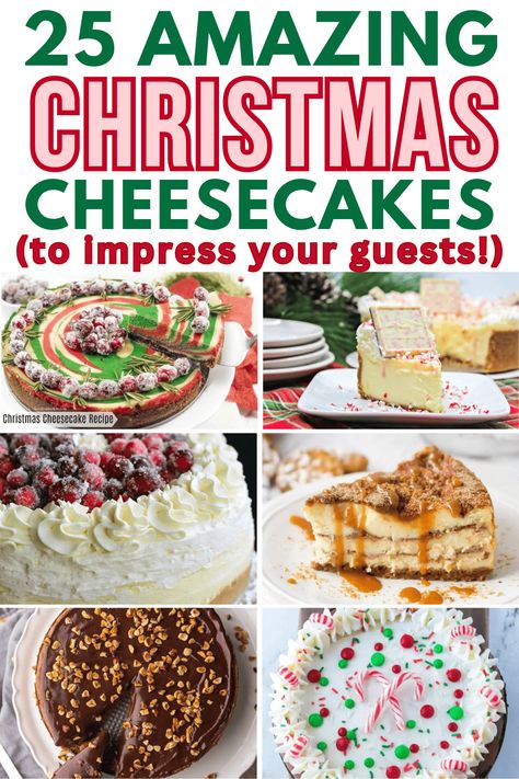 The best Christmas cheesecake recipes! These easy Christmas cheesecake recipes are easy Christmas dessert recipes for a crowd. Easy holiday cheesecake recipes christmas, best holiday desserts christmas, christmas cheesecake no bake easy recipes, little debbie christmas tree cheesecake recipe, gingerbread cheesecake recipes no bake, peppermint cheesecake recipes easy, christmas cranberry cheesecake recipes, holiday baking ideas christmas easy, christmas cheesecake decoration ideas. Christmas Swirl Cheesecake, Christmas Baked Cheesecake, No Bake Christmas Cookie Cheesecake, Skor Cheesecake Recipes, Christmas Theme Cheesecake, Good Christmas Desserts, Christmas Cream Cheese Desserts, Christmas Cranberry Cheesecake, Amazing Cheesecake Recipes