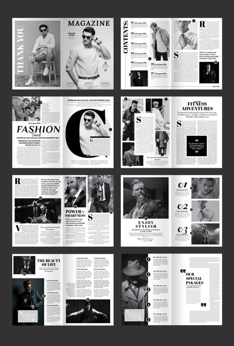 Fashion Magazine Article Layout, Contact Sheet Design, Wired Magazine Design, Magazine Layout Design Black And White, Magazine Type Layout Design, Magazine Articles Layout, Artistic Magazine Layout, Magazine Ad Design Inspiration, Classic Magazine Layout