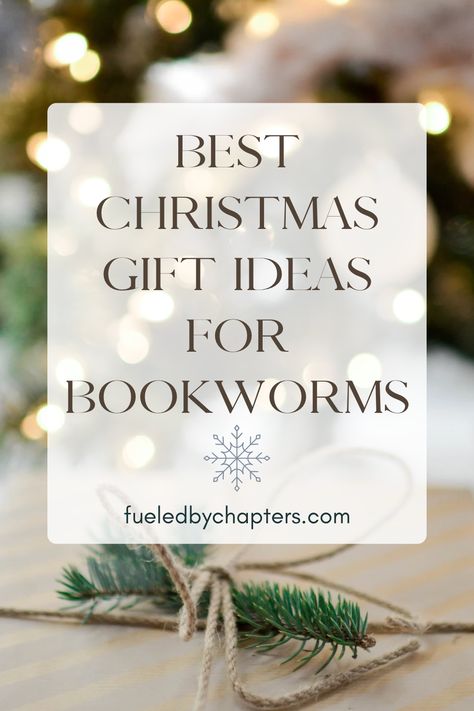 best christmas gift ideas  for bookworms; background photo of a gift Bookclub Christmas Ideas, Christmas Book Club Ideas, Gift Ideas For Bookworms, Book Club Ideas, Club Ideas, Reading Corner, Book Blogger, Christmas Gift Ideas, Christmas Books