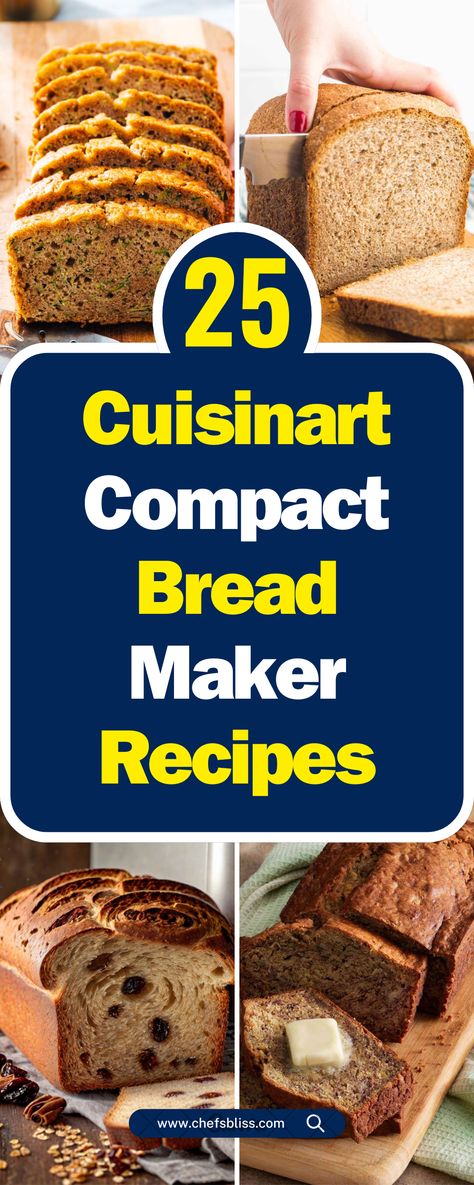 25+ Delicious Cuisinart Compact Bread Maker Recipes for Every Occasion! Bread Recipes For Cuisinart Bread Machine, Mixer Bread Recipes Kitchenaid, Cuisinart Compact Bread Machine Recipes, Cuisinart Bread Machine Recipes Easy, How To Make Bread In A Bread Maker, Breadmaker Bread Recipe, Cuisinart Bread Maker Recipes, Bread Maker Bread Recipes, Miche Bread Recipe