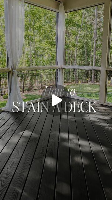 Black Stained Deck, Bronze Gutters, Grey Deck Stain, Diy Deck Staining, Deck Stains, Grey Deck, Solid Stain Colors, Deck Stain, Solid Stain