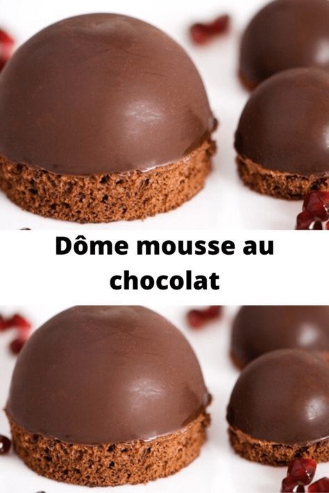 Dôme mousse au chocolat – Toutes recettes Baking Chocolate Recipes, Chocolate Mousse Cake Filling, Cheesecake Mousse Recipe, Chocolate Mousse Cheesecake, Turtle Cheesecake Recipes, Chocolate Mousse Cake Recipe, Easy Chocolate Mousse, Banana Cake Recipe, Easy Cheesecake Recipes