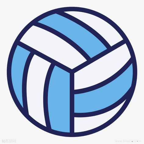 Volleyball Logo Design, Ball Logo Design, Blue Volleyball, Volleyball Logo, Volleyball Clipart, Flag Clipart, Volleyball Ball, Ball Logo, Blue Png