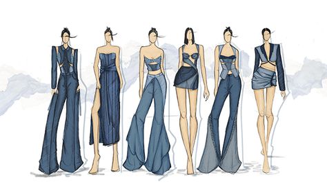 Range Board Fashion Illustration, Fashion Design Moodboard, Mood Board Fashion Inspiration Ideas, Fashion School Portfolio, Digital Fashion Portfolio, Fashion Concept Board, Fashion Design Layout, Fashion Collection Illustration, Fashion Portfolio Ideas