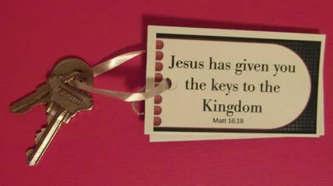 Agape Ideas For Men, Emmaus Agape, Walk To Emmaus, Church Gifts Ideas, Agape Ideas, Keys To The Kingdom, Agape Gifts, Secret Sister Gifts, Retreat Gifts