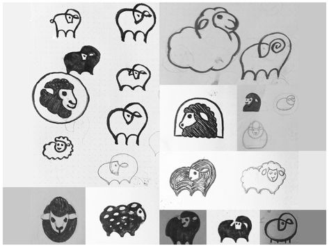 Lamb Tattoo, Sheep Logo, Sheep Drawing, Sheep Art, Sheep Farm, Sheep And Lamb, Cute Sheep, Animal Logo, Discover The World