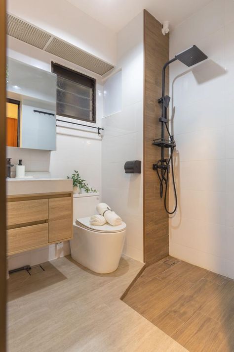 Check out this Modern-style HDB Bathroom and other similar styles on Qanvast. Hdb Bathroom, Hdb Toilet Design Singapore, Hdb Bathroom Singapore, Hdb Toilet, Small Ensuite Ideas, Scandinavian Interior Bathroom, Bathroom Scandinavian Style, Small Ensuite, Small Modern Kitchens