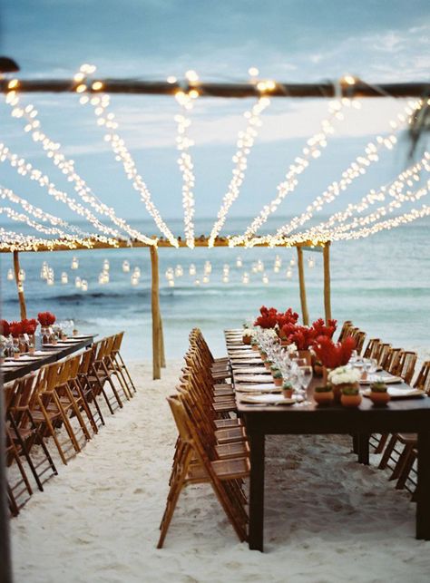 Bestie Wedding, Beach Reception, Dream Beach Wedding, Beach Wedding Reception, Wedding Reception Ideas, Tulum Wedding, Beach Wedding Inspiration, Wedding Beach Ceremony, Rustic Wedding Venues