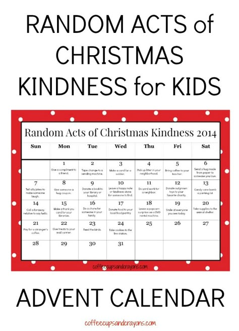 Free Printable RACK Advent Calendar for Kids! Spread some kindness this Christmas! Christmas Kindness For Kids, Random Acts Of Christmas Kindness, Christmas Kindness, Holiday Party Activities, Kindness For Kids, Advent Calendar Activities, Calendar For Kids, Printable Advent Calendar, Calendar Activities