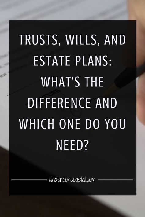 Trusts, Wills, and Estate Plans: What's the difference and which one do you need? Medical Power Of Attorney, Life Organization Binder, Final Wishes, Family Emergency Binder, Revocable Living Trust, Estate Planning Checklist, Power Of Attorney Form, Emergency Binder, When Someone Dies