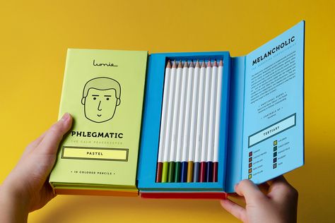 Lumie Colored Pencil on Behance Stationary Packaging Design, Stationery Packaging Design, Pen Packaging Ideas, Pen Packaging Design, Pencil Packaging Design, Crayon Packaging, Branded Stationary, Stationary Design Inspiration, Pencil Box Design