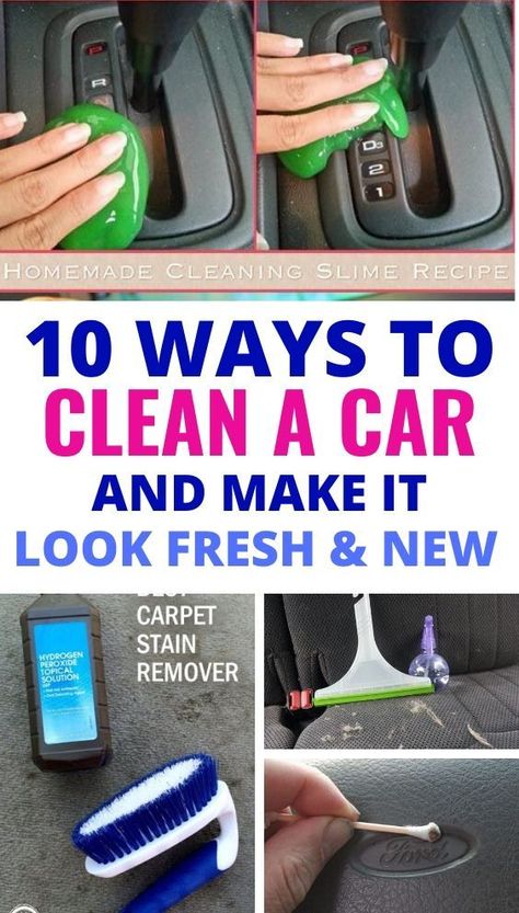 How To Deep Clean Car Seats, Car Interior Cleaner Diy, How To Clean The Inside Of Your Car, Inside Car Cleaning Hacks, How To Keep Car Clean, Car Cleaning Tools, Diy Car Cleaning Hacks, How To Detail A Car Like A Pro, Deep Clean Car Interiors