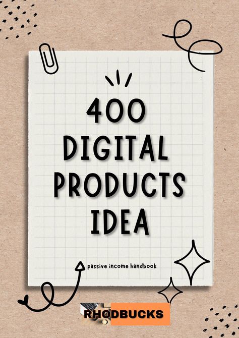 This is a list of 400 Digital products that you can make from your laptop or phone and sell on Etsy. THIS FILE(S) IS AN INSTANT DOWNLOAD »»No physical/tangible product will be mailed««  THIS IS A DIGITAL PRODUCT ONLY, NOT A PHYSICAL PRODUCT Your file will be ready for download as soon as Etsy verifies payment. » Once your order is completed you will automatically be emailed a link to an Etsy download page where you can download your digital files. »The email will be sent to the email address reg Ideas To Sell On Etsy, Product Ideas To Sell, Etsy Digital Products, Ideas To Sell, Where To Sell, Etsy Marketing, Etsy Success, Etsy Seo, Product Ideas