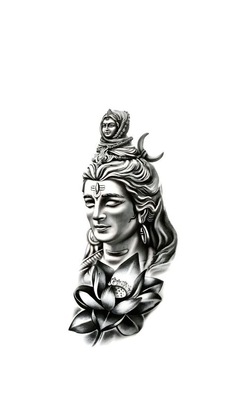 God Sivan Tattoos, Tatoos Sivan, Shiv Face Tattoo, Sivan Tattoo Designs, Siva Tattoo Designs, Lord Shiva Tattoo Design, Mahadev Sketch, Lord Shiva Tattoos, Lord Shiva Wallpaper