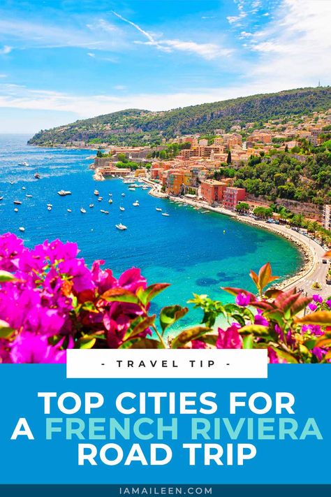 French Riviera Road Trip, Cote De Azure French Riviera, France Itinerary, France Aesthetic, France Travel Guide, Road Trip Destinations, Studying Abroad, Visit France, Europe Vacation