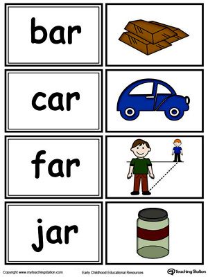 **FREE**Word Sort Game:  AR Words in Color. Use these printable matching words game to create a fun learning environment your child will love.  These can be used in a game of concentration, or for single player file folder games. Ar Words, Cvc Reading, Word Families Printables, Color Worksheet, Phonics Reading Passages, Cvc Words Worksheets, Phonics Flashcards, 3 Letter Words, Word Sort