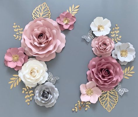 Paper Flower Nursery, Paper Flowers Nursery, Nursery Flowers, Flowers Nursery, Paper Flower Wall Decor, Paper Flower Decor, Flower Nursery, Paper Flower Backdrop, Paper Flower Wall