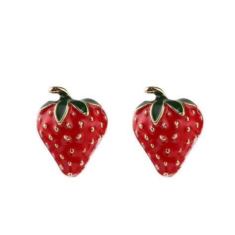 PRICES MAY VARY. Fruit Earrings:It's like a Real Strawberry.Sweet Style.Exquisite Unique Fruit Earrings.Simple and Elegant.Whether in the Hot Summer,Or in the Cold Winter’s Vacation.These Strawberry Earrings Are Suitable for Appear. Strawberry Earrings: Cute Red Strawberry Fruit Earrings, Exquisite Unique Fruit Earrings. This Is a Cute Strawberry Gift Earring,Stud Earrings Suitable for Women. Materials: Made of High Quality Alloy. Nickel Free, Lead Free and Hypoallergenic.This Small Strawberry E Random Style, Fruit Earrings, Costume Jewelry Earrings, Cute Strawberry, Peridot Stone, Red Strawberry, Wedding Bridal Jewellery, Stud Earrings For Women, Ear Studs