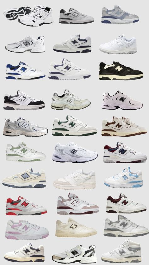 Shoe Collage, Trendy Shoes Sneakers, Pretty Shoes Sneakers, All Nike Shoes, Shoes Outfit Fashion, Look Retro, Cute Nike Shoes, Cute Sneakers, Hype Shoes