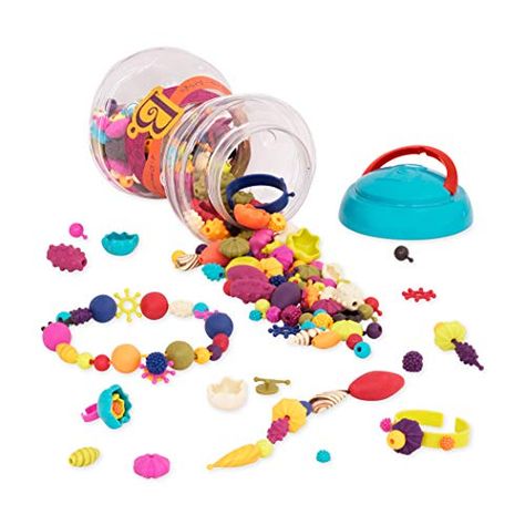 B. Toys - (300-pcs) Pop Snap Bead Jewelry - DIY Jewelry K... https://smile.amazon.com/dp/B00B16U7VO/ref=cm_sw_r_pi_dp_U_x_Ki23Db06EMEF0 Pop Beads, Diy Jewelry Set, Buy Wholesale Jewelry, Creative Necklace, Non Toy Gifts, Kids Pop, Jewelry Making Kits, Jewelry Making Kit, Craft Jewelry