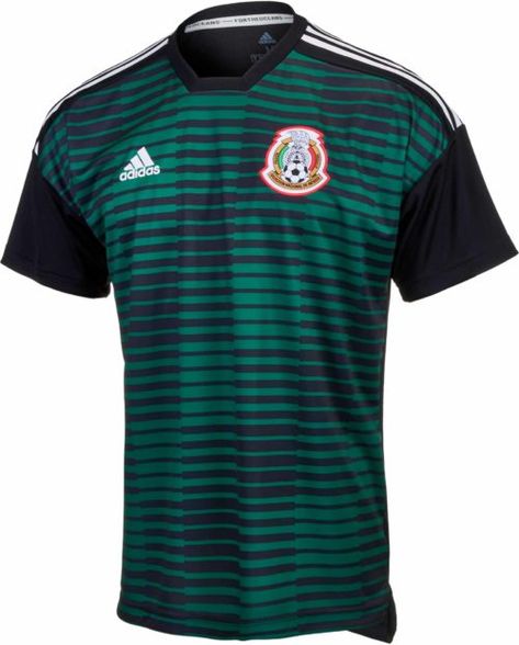 2018/19 adidas Mexico Prematch Youth Jersey. Buy it from SoccerPro. Soccer Store, Men Adidas, Youth Soccer, Soccer Gear, Soccer Kits, Kids Soccer, Sports Wear, Soccer Jerseys, Soccer Football