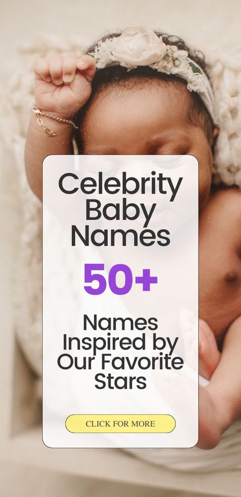 Choosing a baby name is a significant and exciting decision for any parent, including celebrities. Here's a list of 50 unique and interesting celebrity baby names along with their famous parents Looking for inspiration for the perfect baby name? Celebrity parents that is. These names reflect the creativity and uniqueness that celebrities often bring to their baby-naming process. Whether inspired by nature, literature, or personal significance, these names are sure to leave a lasting impression Celebrity Baby Showers, Famous Babies, Celebrity Baby, Celebrity Baby Names, Baby Name List, Name List, Celebrity Babies, Baby Name, Baby Names