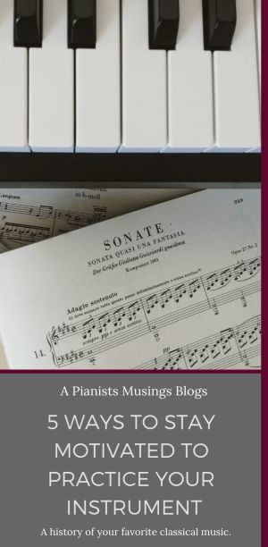 Learning a musical instrument is difficult. Between the fear of disappointing your teacher and being shown up by child prodigies, sometimes it can be difficult to motivate yourself to keep practicing. But here are 5 ways you can stay motivated to practice even when you don't feel like it. Instrument Practice Motivation, Music Practice Motivation, Practice Motivation, Teach Yourself Piano, Vision Ideas, Group Piano Lessons, Music Major, Piano Learning, Keep Practicing