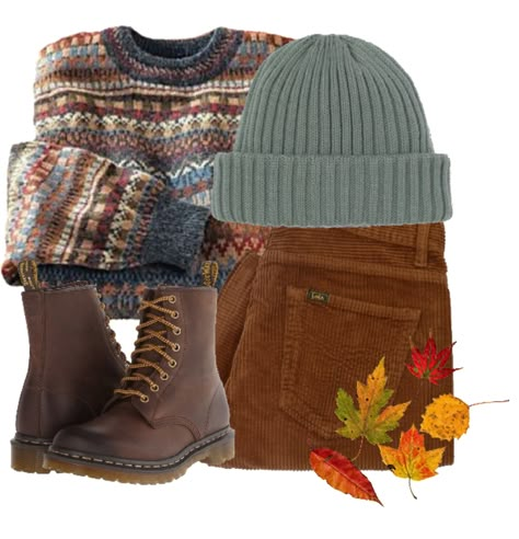 Pumpkin Spice Aesthetic Outfit, Utah Fall Outfits, Pnw Winter Outfits, Autumncore Outfit, Farm Outfit Aesthetic, Cozycore Outfit, Granola Girl Winter Outfits, Pumpkin Patch Outfit Women, Pumpkin Patch Outfits