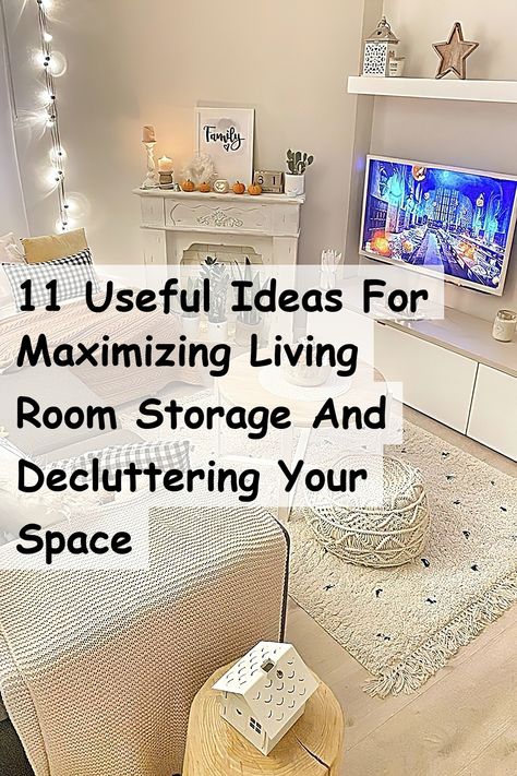 Transform your living space with our guide to 11 useful ideas for maximizing living room storage and decluttering your space. Discover innovative solutions that blend style and functionality, from multi-purpose furniture to clever organization tips. Whether you have a small apartment or a spacious home, these strategies will help you create a tidy and inviting living room. Say goodbye to clutter and hello to a beautifully organized space! Long Living Room Design, Living Room Storage Ideas, Types Of Storage, Creative Shelving, Clever Organization, Small Apartment Storage, Inviting Living Room, Long Living Room, Apartment Storage