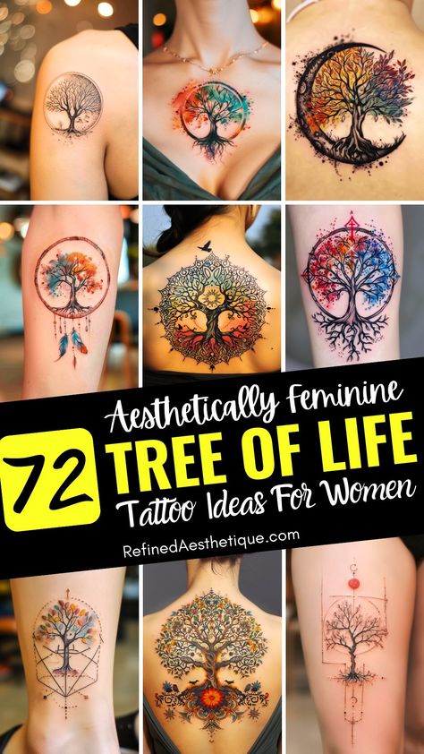 Feminine Celtic Tattoo For Women, Celtic Tree Of Life Tattoo Feminine, Woman Tree Tattoo, Tree Of Life Tattoo Ideas, Celtic Tree Tattoos, Tree Of Life Tattoos, Life Tattoo Ideas, Celtic Tattoo For Women, Roots Tattoo